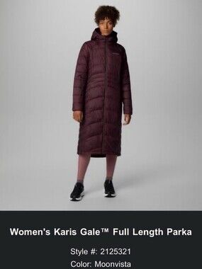 Columbia Karis Gale Full Length Parka